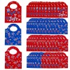 Fun Express Patriotic Goody Bags with Handles, 6 1/4" x 8 1/4" Bulk 50 Pcs.