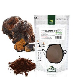 Prince Herb [Medicinal Herbal Powder] Premium Chaga Mushroom Powder (Shirakabatake/차가버섯 분말) (4 oz)