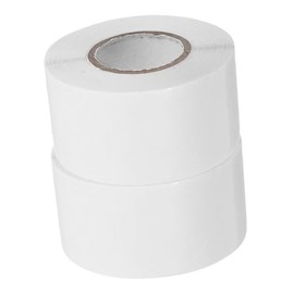 DOITOOL 2 rollos Etiquetas Adhesivas Transparentes Redondas Impermeables Autoadherentes para Sobres y Sello Seguro y Resistente para Frascos y Paquetes