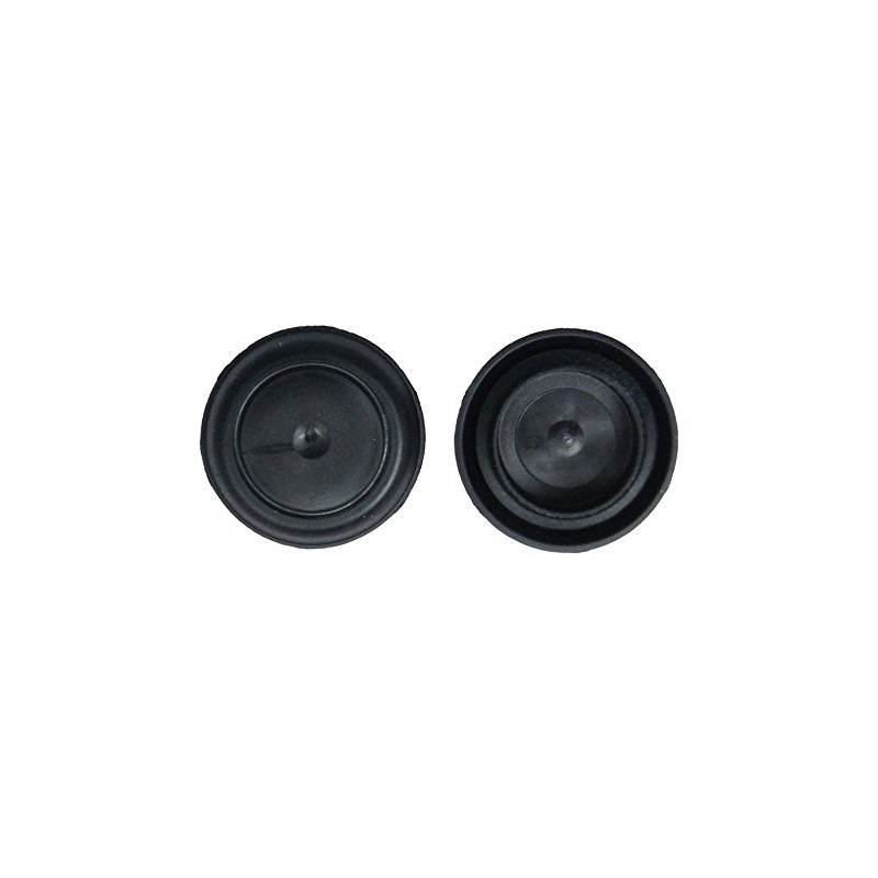 25 mm Black Rubber Plug for Flush Mount Body and