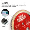 HOJR Metal Cutting Circular Saw Blade, Steel and Stainless Steel