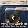 Commercial Electric Assorted Finish Lamp Lock-Up Cap Nut Kit