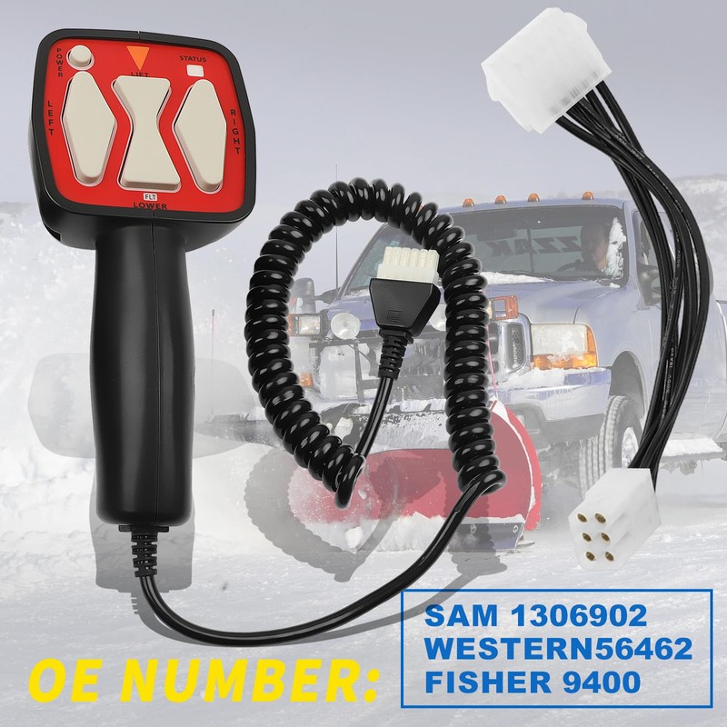 Snowplow Handheld Controller Fit for Western 56462 | SAM 1306902
