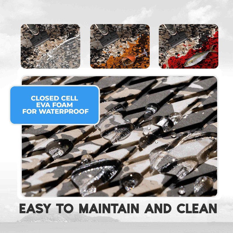 FOCEAN Boat Flooring EVA Foam Boat Decking Camo Marine Flooring