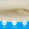 Sosation 4 Pairs Heel Protectors Sheepskin Adjustable Heel Protectors for