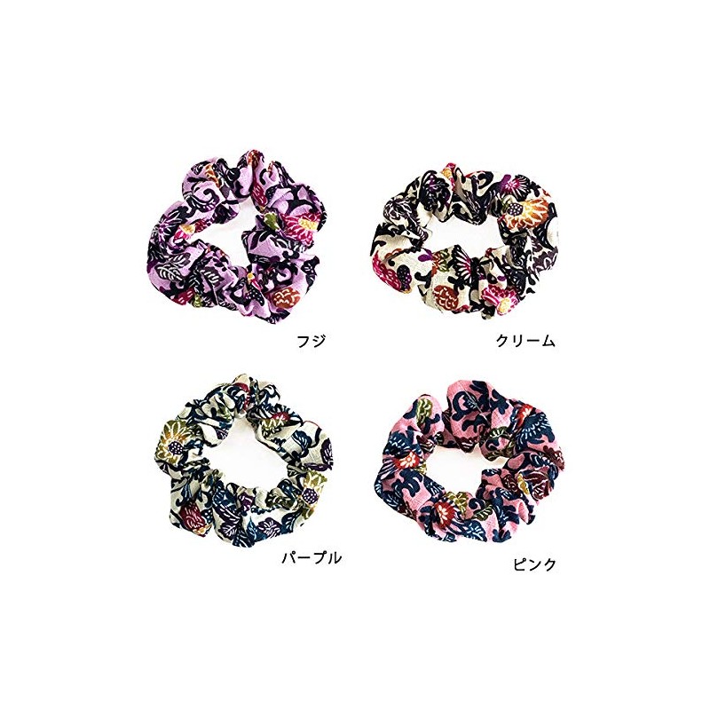 Kubakasaya Ryukyu Beni Shape Hair Clip, Okinawa, Souvenir, Red Scrunchie,