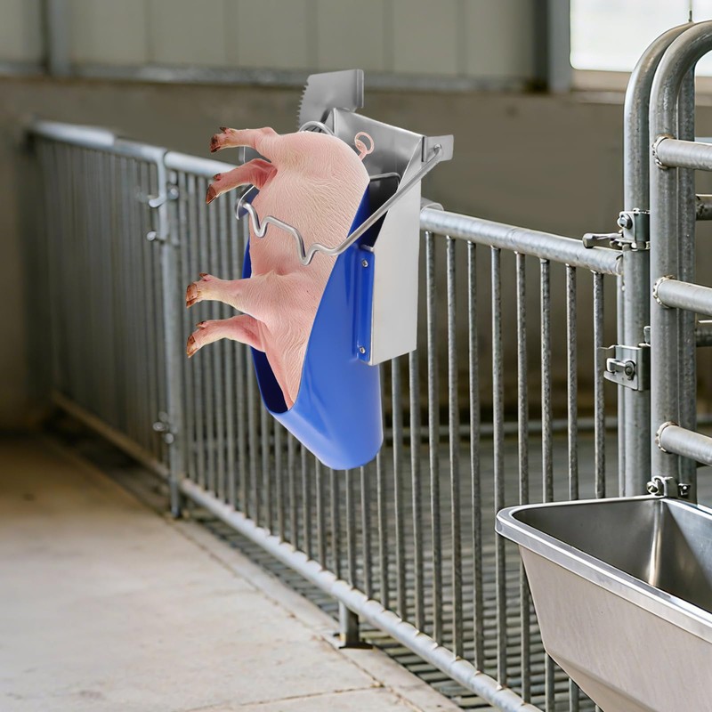 FTUREPAC Pig Castration Rack Tools, Piglet Castration Tools, Stainless Steel