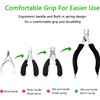 Thick Toe Nail Clippers - Men's Nail Clippers Set Durable