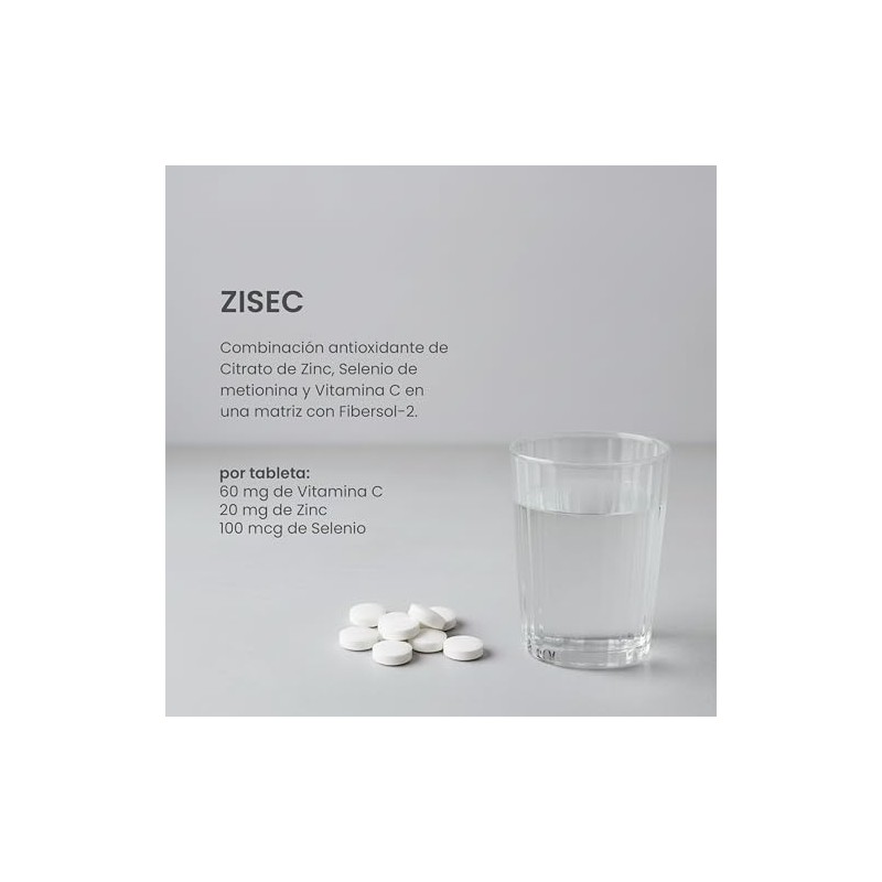 Entera | ZISEC, Zinc, Selenio y Vitamina C, 60 tabletas