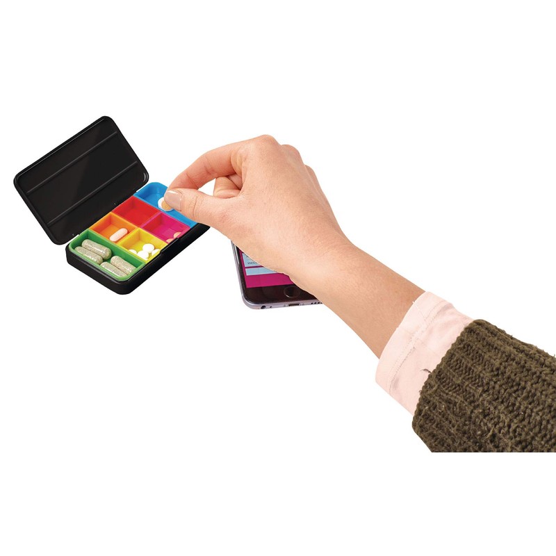 Vitility 90610050 Smart Pill Box zwart