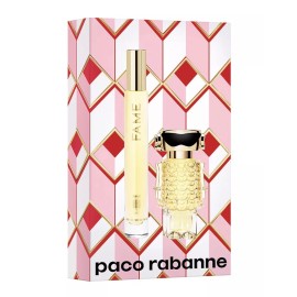 Paco Rabanne FAME by Paco Rabanne Mini EDP Eau de Parfum for Women 2pc Gift Set, NEW