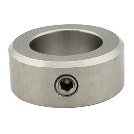 Adjusting Rings for Shaft/Axis - Inner Diameter = 6 mm [A6] - (Pack of 5) - DIN 705 Form A - with Threaded Screw (DIN 914, with Tip) - Stainless Steel A2 (V2A) - SC705 | SC-Normteile