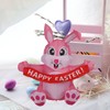 4.9ft Easter Inflatable Bunny Happy Easter Bunny Decoration Outdoor Blow