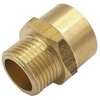 3/8" BSP Male x NPT Female Connector Thread Joiner Adaptor