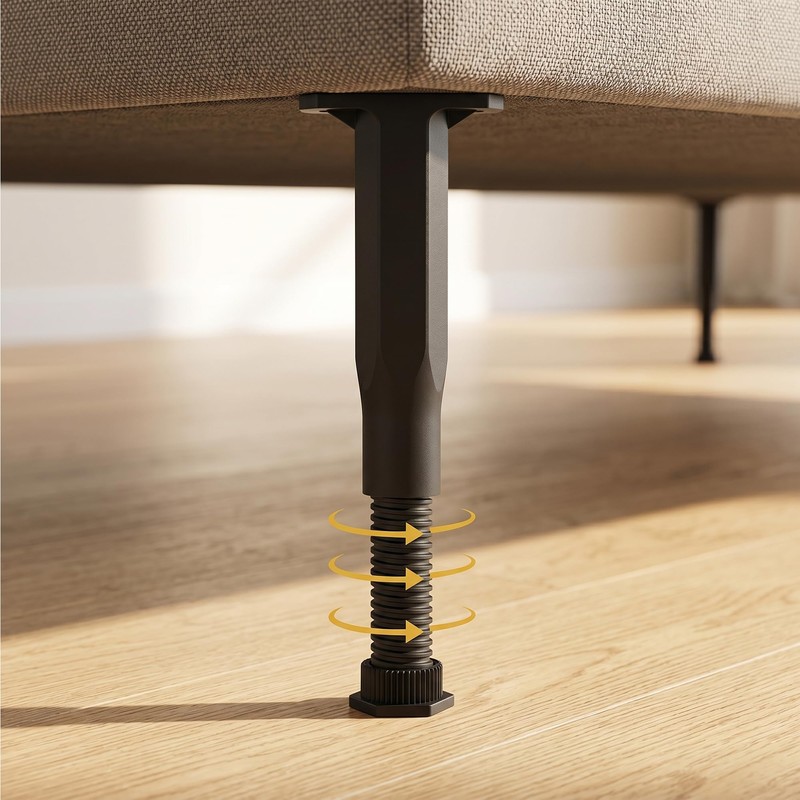 2 Pack Adjustable Bed Support Legs (8.3" - 14") for