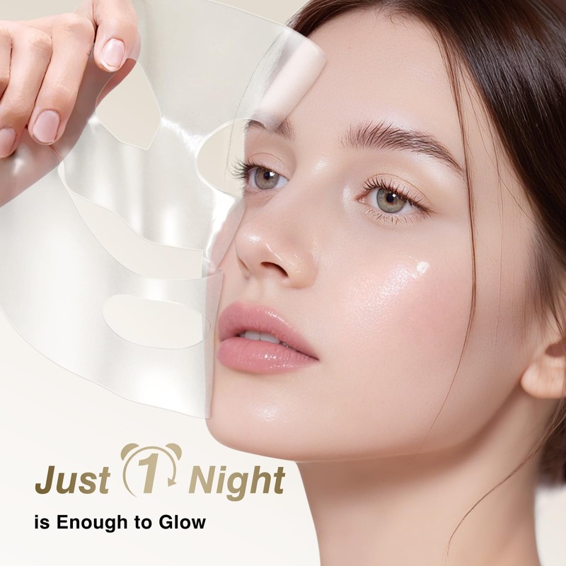 ISTON 6 Pack Bio-Collagen Real Deep Anti Wrinkle Lifting Mask,Overnight
