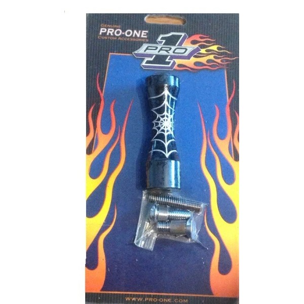 Pro-One Performance Black Shifter / Shift Toe Peg Spider Web