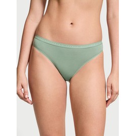Victoria's Secret Women's Cotton Bikini Underwear, Moderate Coverage Panties for Women, Multi Pack, Spring Mix (XL)