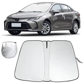 Toyota Corolla 2020-2023 Front Window Sun Shade 240T Fabric Foldable Sun Shade Cover UV Protection Prevents Interior Temperature Rise
