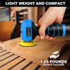 Cordless Sander, 3" Mini Buffer Polisher for Car Detailing, 2Pcs