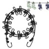 Portable Clothesline,Retractable Clothesline For Travel With 12 Wire Clips For