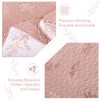 Drucon Pink Quilt King Size 3 Pieces Branch Botanical Quilt