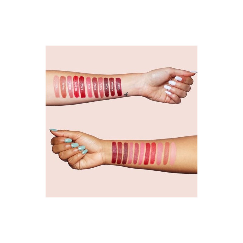 NUDESTIX Intense Matte Lip Cheek Pencil 3-in-1 Long-Wear Matte Lipstick,