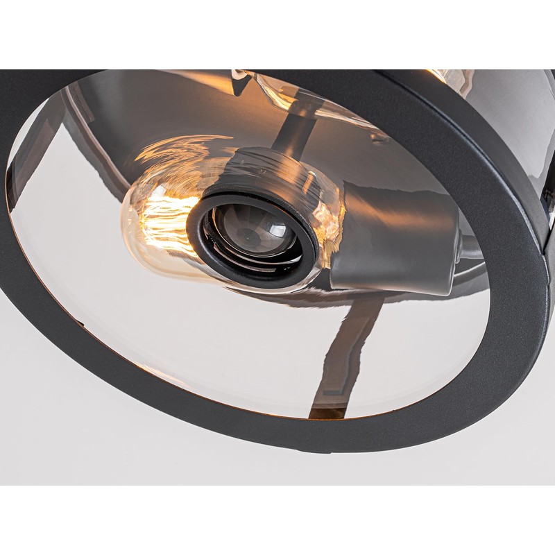 OUPAVOCS Flush Mount Outdoor Ceiling Light with Motion Sensor, Front