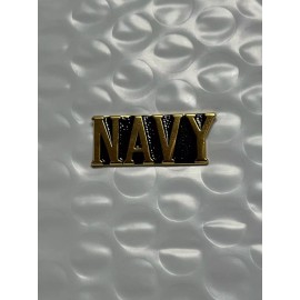 US NAVY TEXT HAT PIN MEASURES 1 INCH
