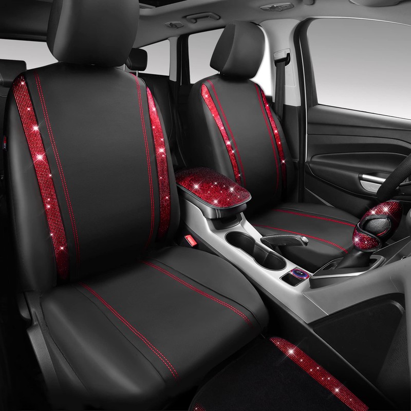 CAR PASS 23 PCS Bling Diamond Car Accessories Set for