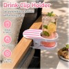 Genérico Clip-On Drink Holder, Bottle Stand Universal Cup Holder Clip,