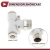 HEROFFIX Push to Connect Air Fittings 5/16" t Type Air