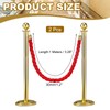 sourcing map Twisted Stanchion Rope 3.28 Ft/1 M, Barrier Rope