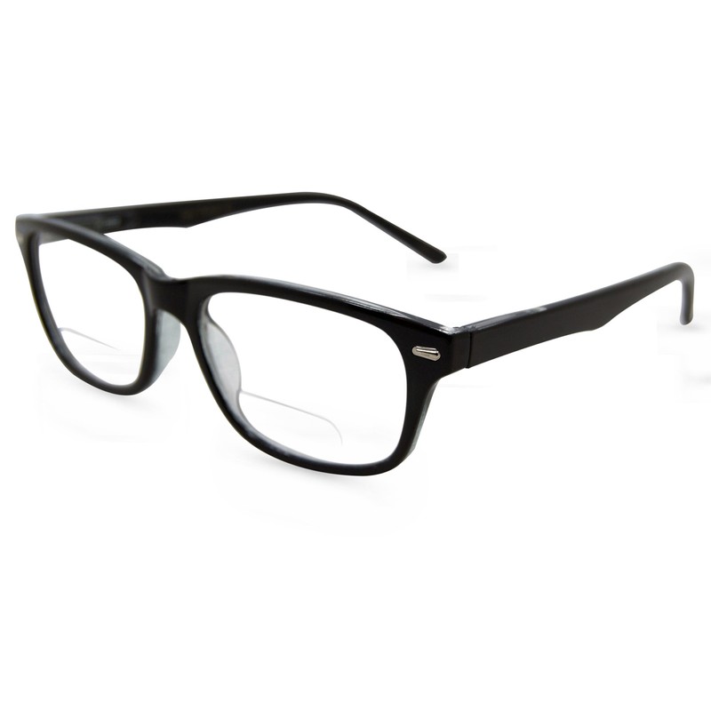 Juego de gafas de lectura bifocales de Nueva York, Negro,