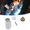 1 Set 5Pcs TIG Welding Torch Glass Cup Electrode Clamp