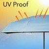 Sun Umbrella Mini Compact Sky Blue Foldable Umbrella for Sunny