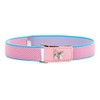 Ladeheid P15G Girls' Elastic Belt 1-6 Years 34-65 cm, Pink/Blue/Butterfly
