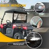 Chikia Hisun Sector 450 UTV Rear Windshield,Zipper Back Window For
