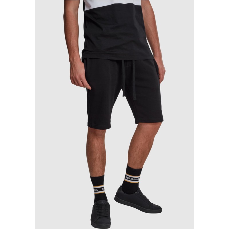Urban Classic Men's Basic Sweatshorts , Black (Black 00007), L