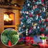 100 Pcs of Christmas Light Gutter Eaves Clip, Plastic Christmas
