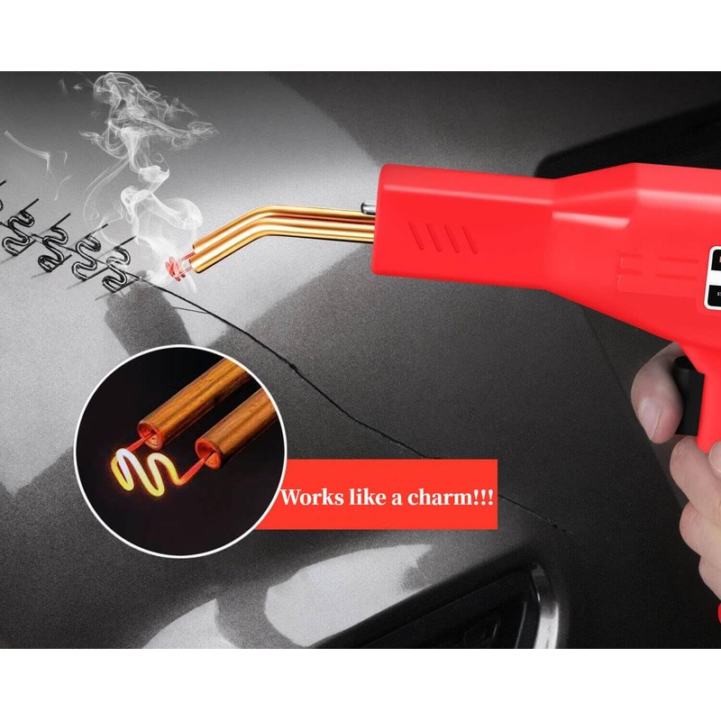 Wrdlosy 220W Plastic Welder, Multipurpose Fit, Plastic Welding Kit, Quick