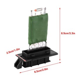 Heater Blower Resistor 0018216760A/C Heater Blower Motor Resistor Regulator for Freightliner Sprinter Black + Green