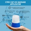 CryoCup - Set of 2 Blue Ice Massage Tools