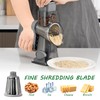 Dachenus Cheese Grater Rotary Cheese Grater,Versatile Cheese Shredder,Blades for Shredding,