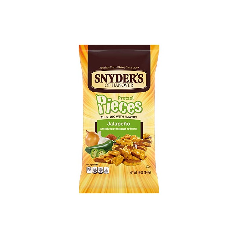 Snyder's Of Hanover Pretzel Pieces, Jalapeno, 12 Oz