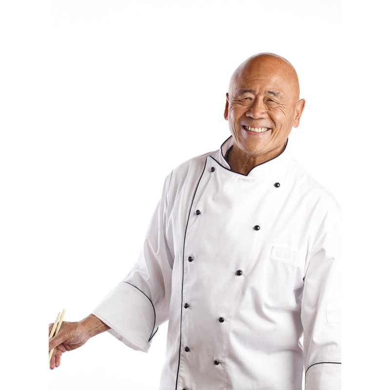 Ken Hom 20cm Antihaft Karbonstahl Wok, Stahl, schwarz, 20 cm