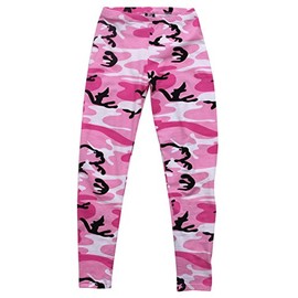 Rothco Women's Leggings, Pink Camo, Medium