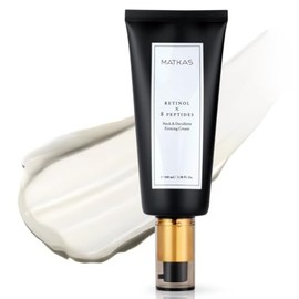 MATKAS Crema reafirmante coreana de retinol para el cuello, 0.38 onzas lquidas, hidratante reparadora de barrera cutnea  manteca de karit, cremas...  
