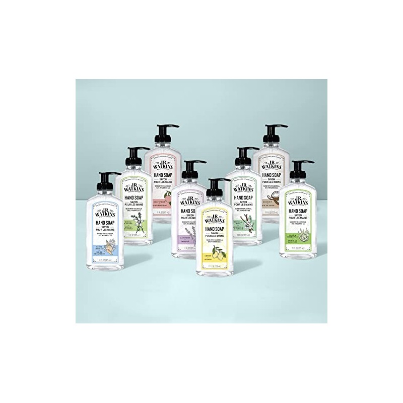 J.R. Watkins Liquid Hand Soap Lemon 34 oz Refill, Pack