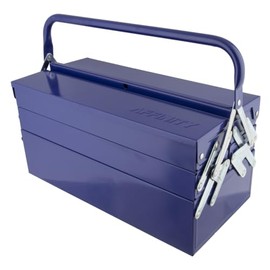 Affinity Tool Box Large Tool Box Blue 16.5 x 9.75 x 9.75 Inch - JS-09